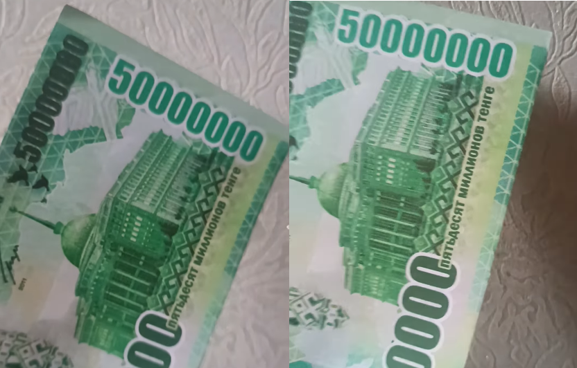 ميلليون تەڭگەلٸك بانكنوتا قازاقستاندىق جەلٸ قولدانۋشىلارىن تاڭعالدىردى